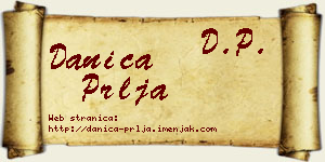 Danica Prlja vizit kartica